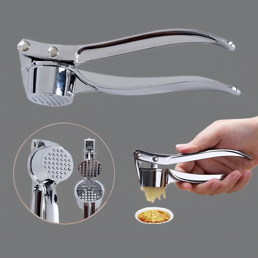 Stainless Steel Garlic Press